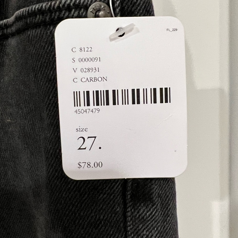 Free people skinny ripped jeans color washed black size 27 - Picture 13 of 16